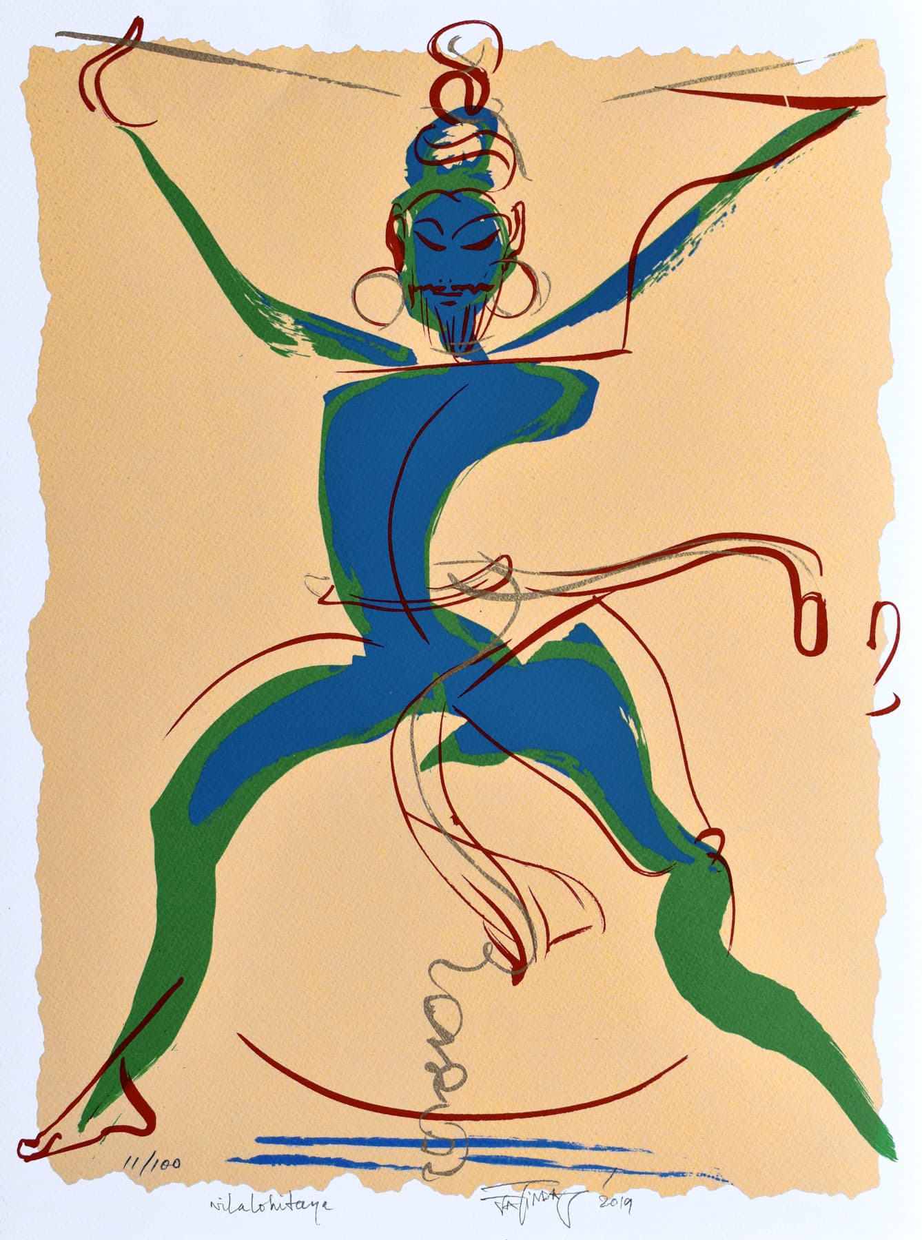 Nilalohitaya by Jatin Das
