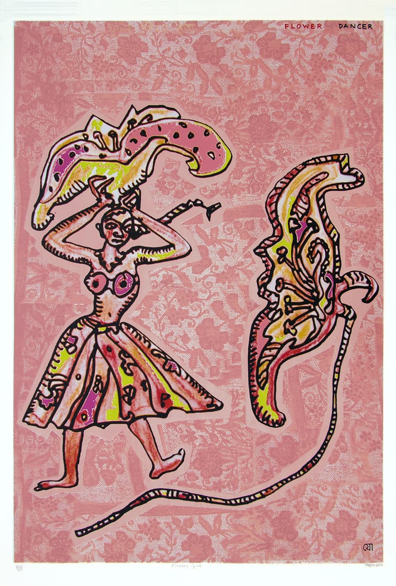 Flower dancer by Jogen Chowdhury