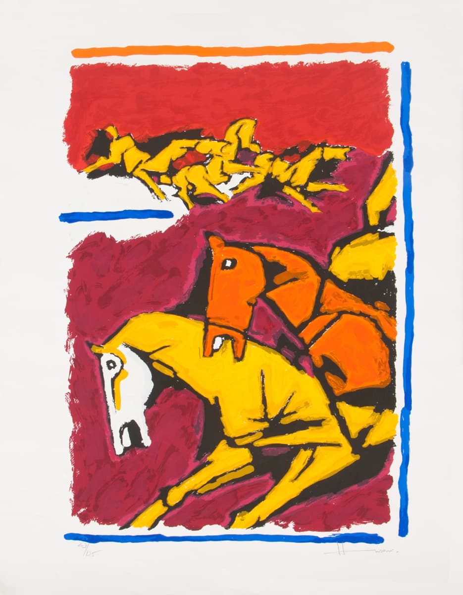 Horse - IV by M.F. Husain