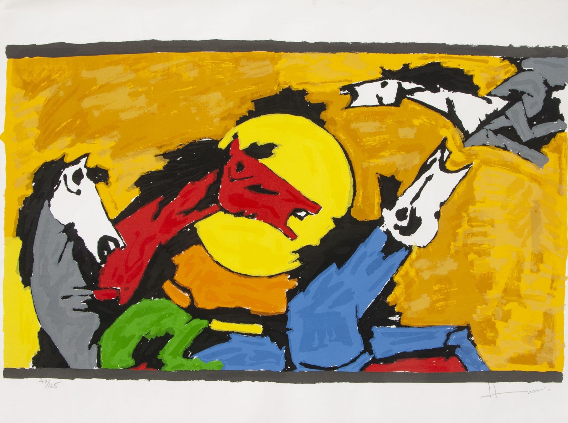 Horse III by M.F. Husain