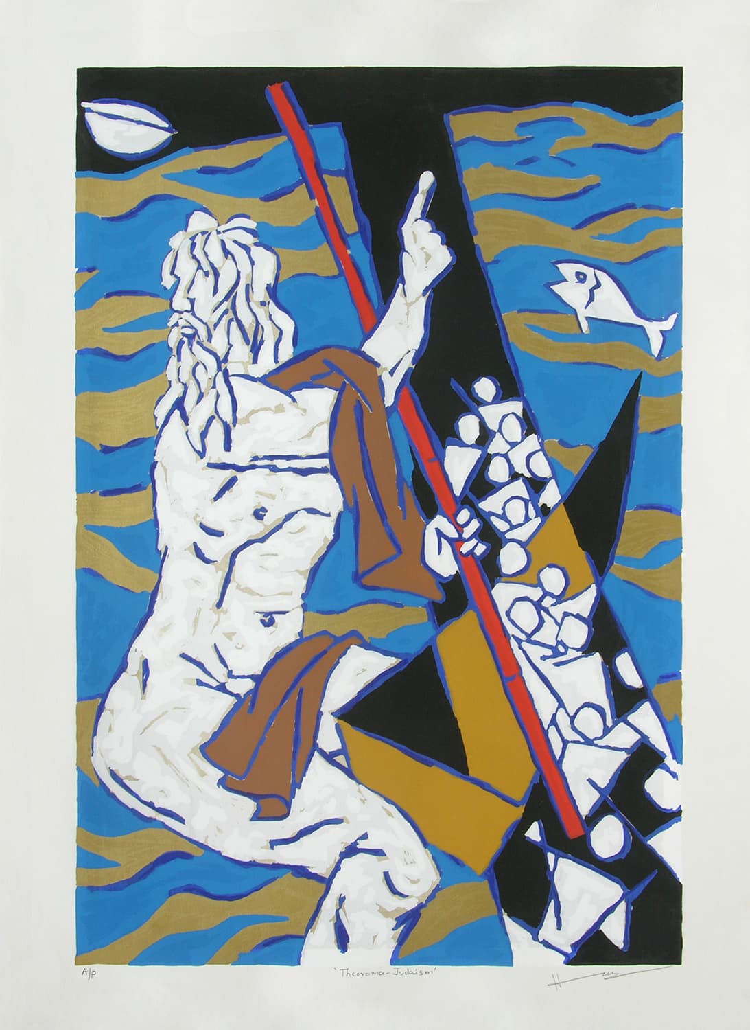 Judaism - Theorama by M.F. Husain