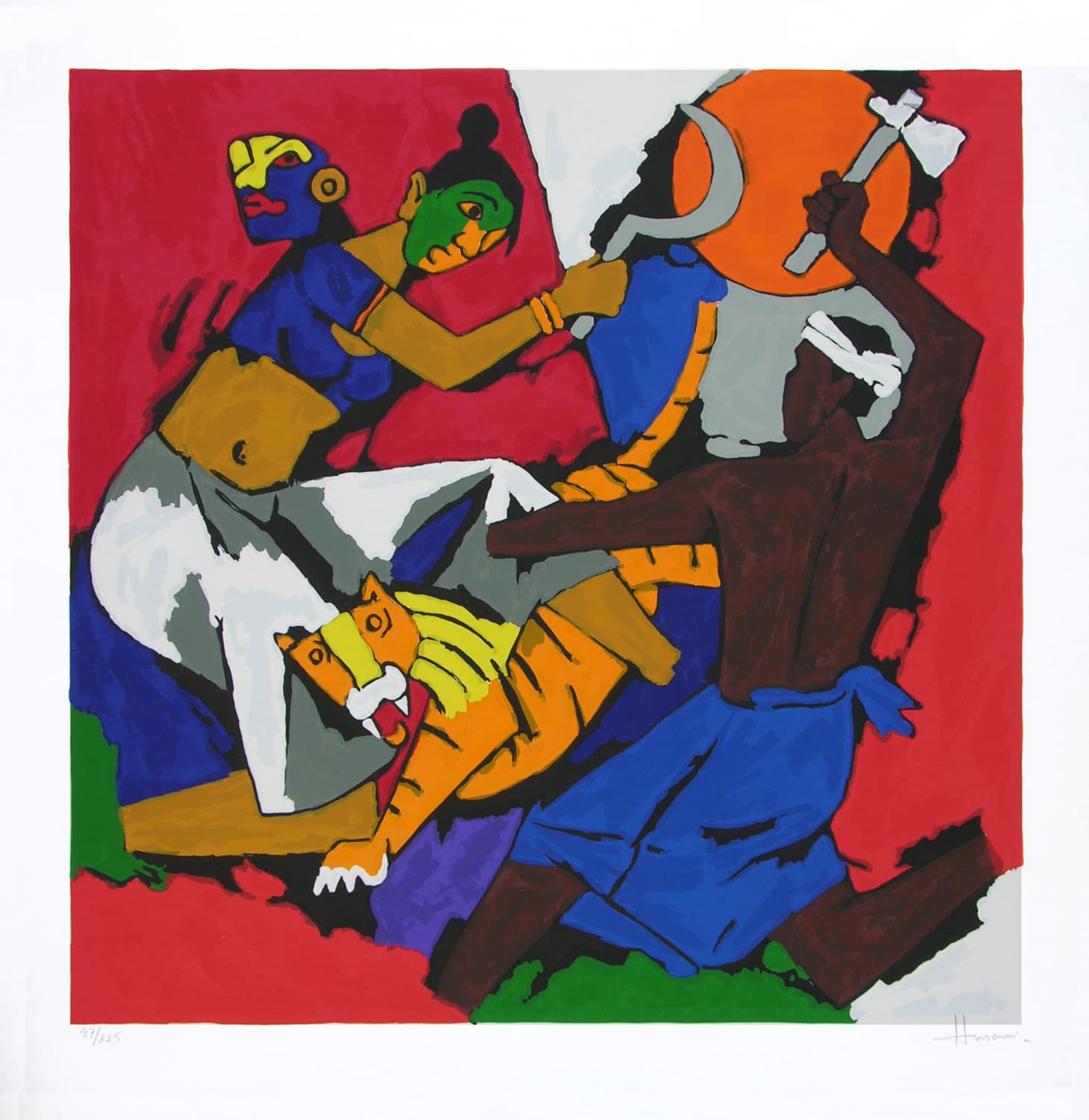 Kerala - II by M.F. Husain
