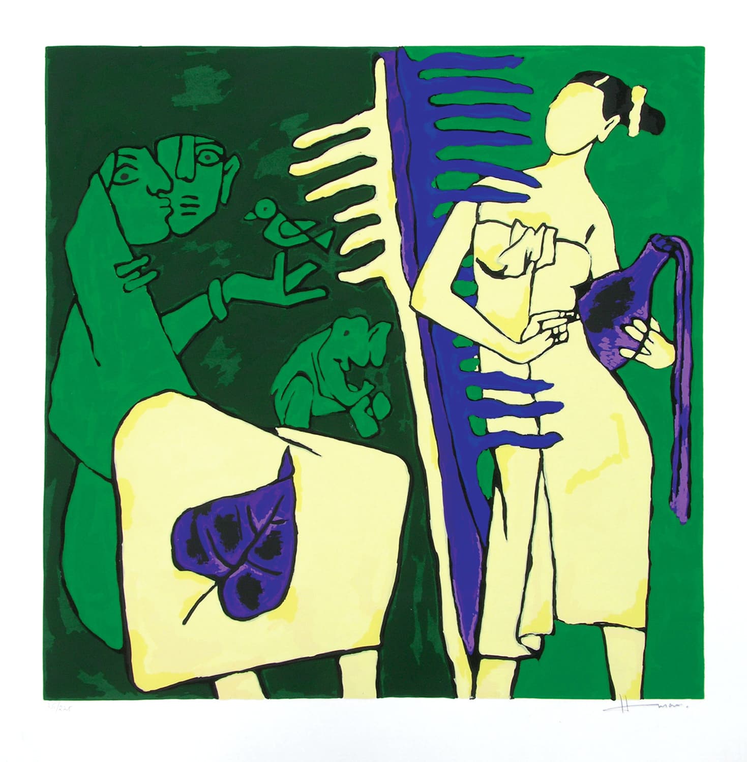 Kerala - IV by M.F. Husain