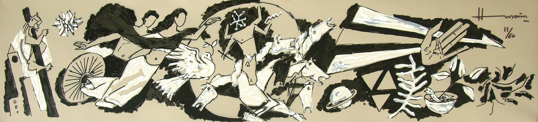 Turn of the Century by M.F. Husain