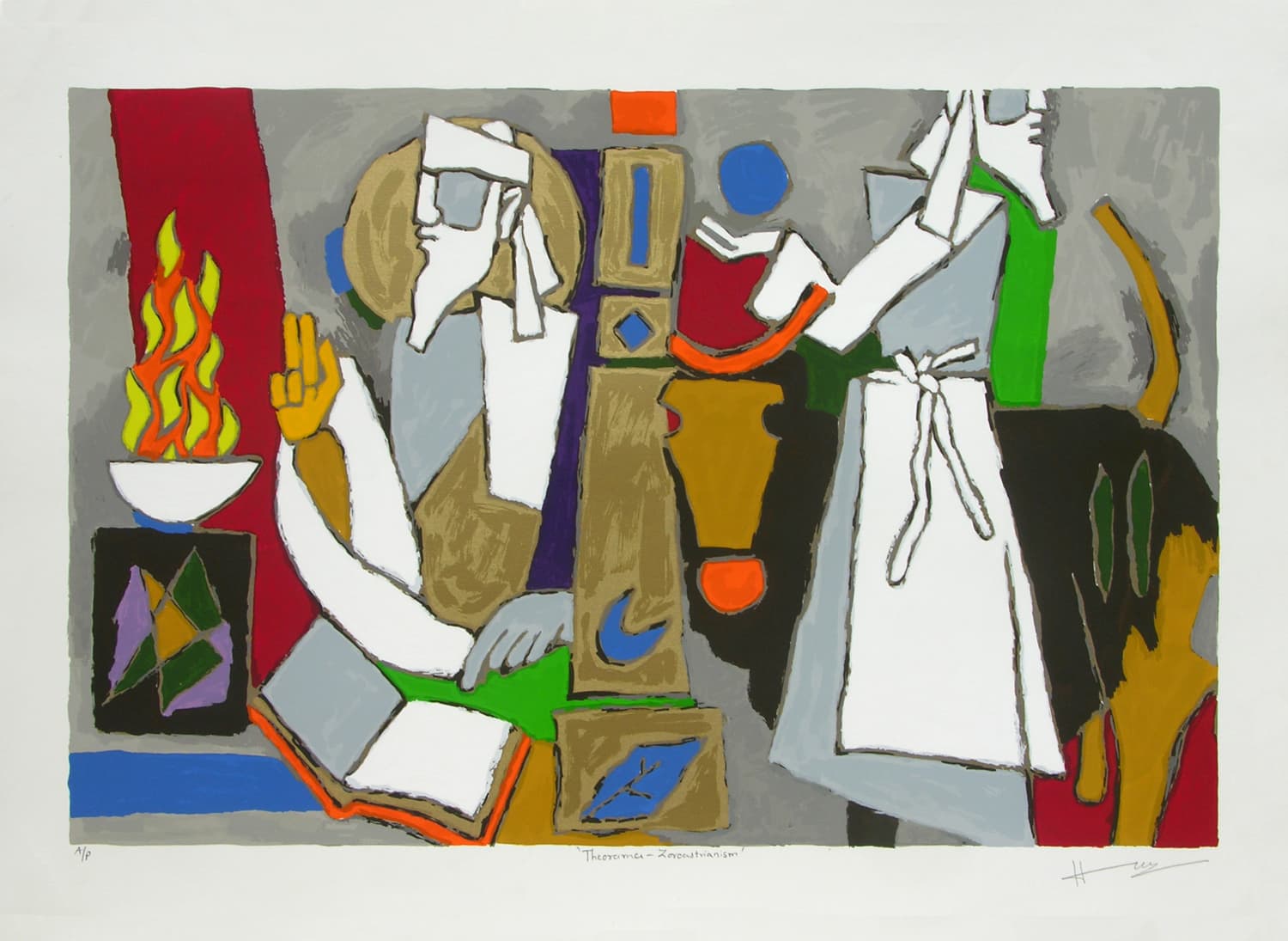 Zoroastrianism - Theorama by M.F. Husain