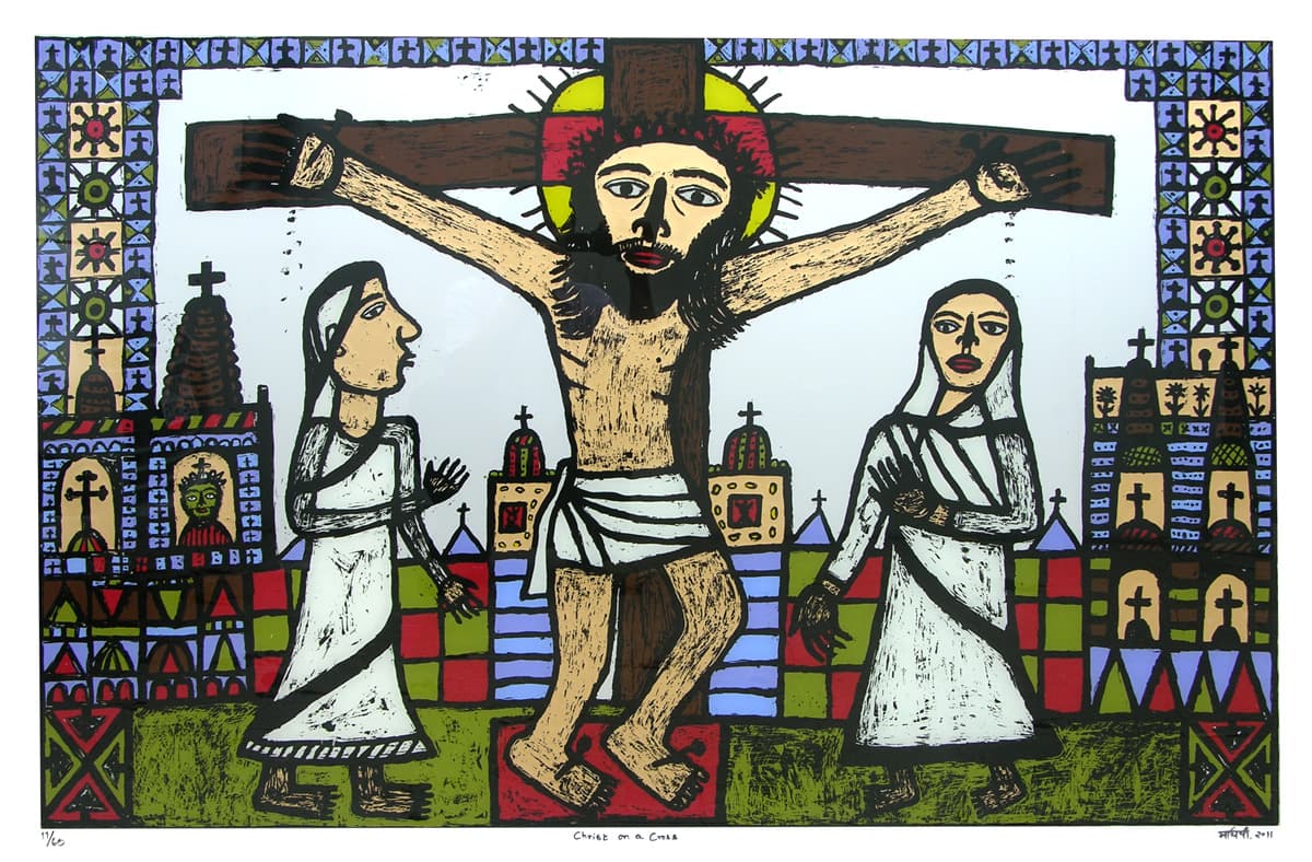 Christ on a Cross by Madhvi Parekh