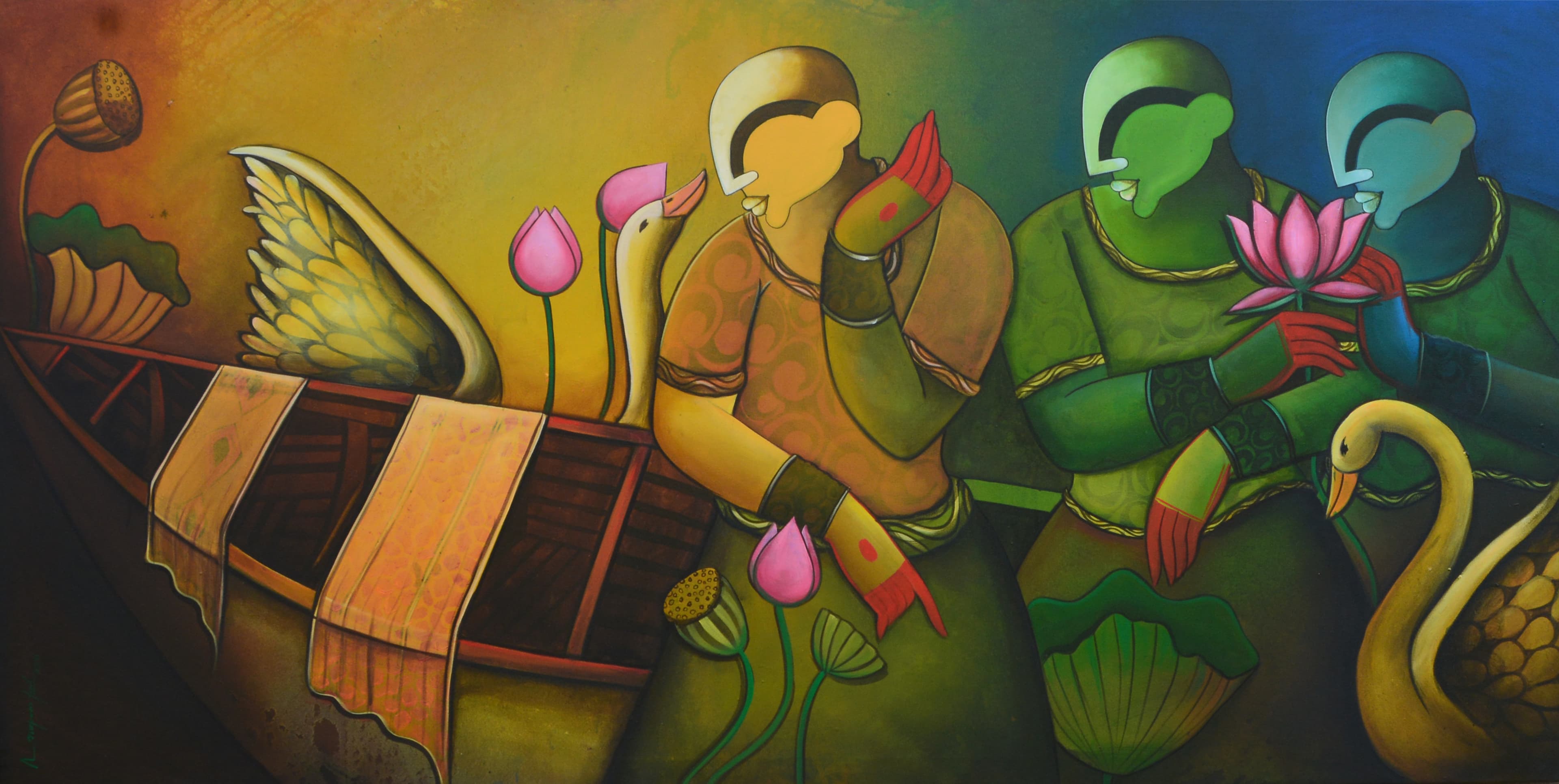 The Silent Crossing by Anupam Pal