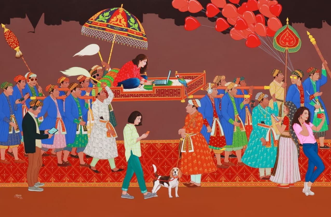 The Royal Stroll by Shri Kumar Adhikari