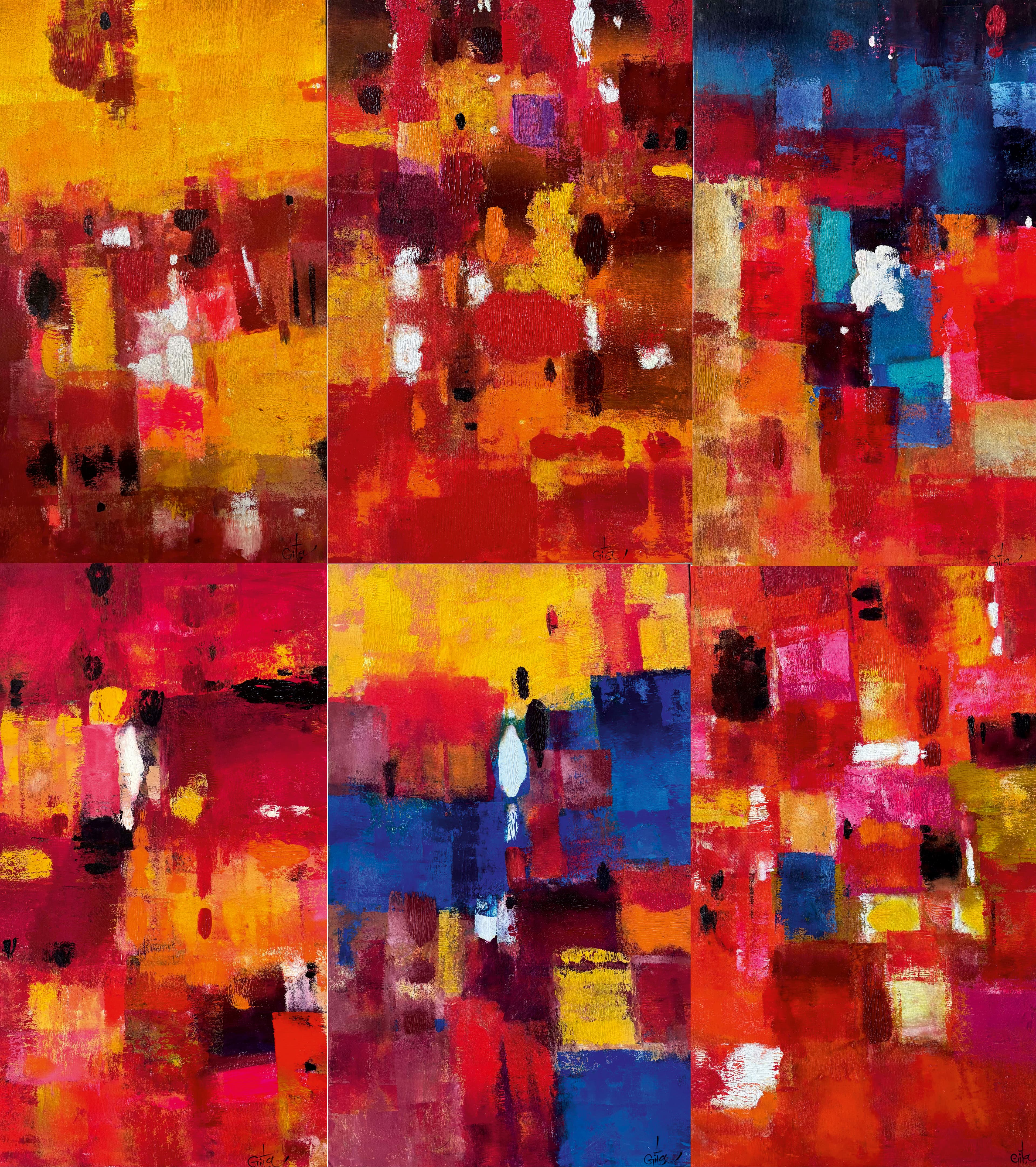 Whispers of the Earth (Set of 6 works) by Gita Hudson