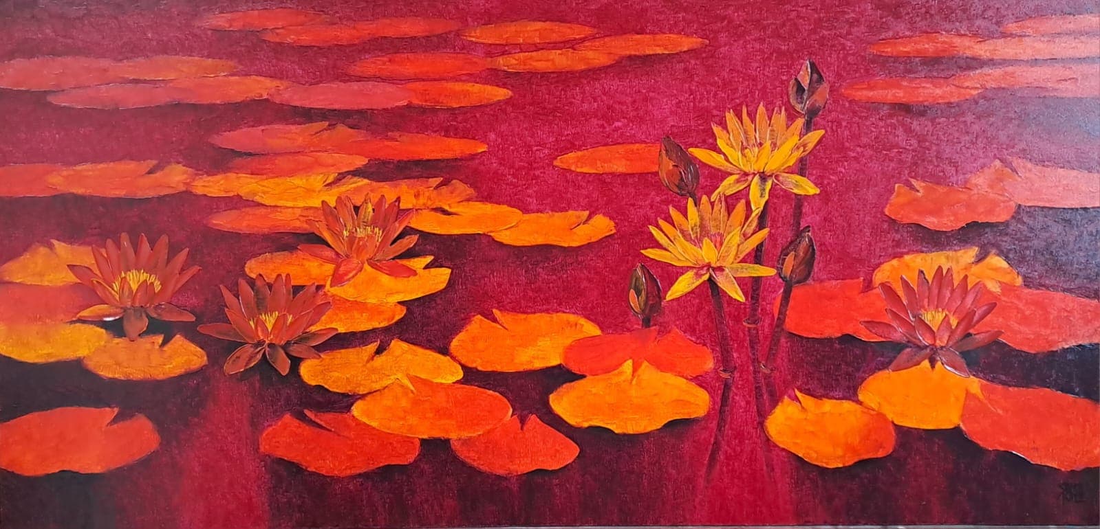 Embers on Water by Swati Kale