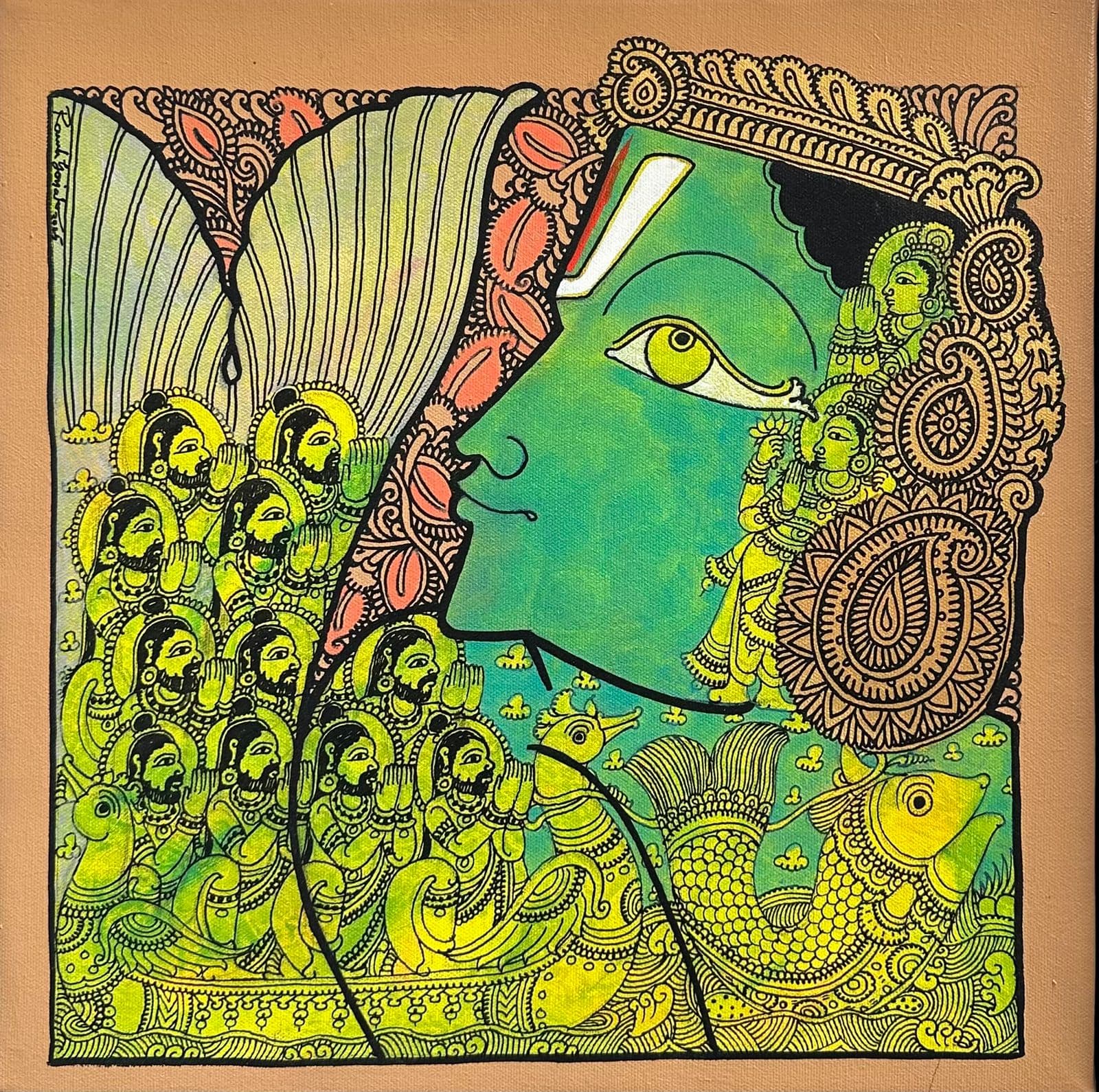 Vishnu Matsya by Ramesh Gorjala