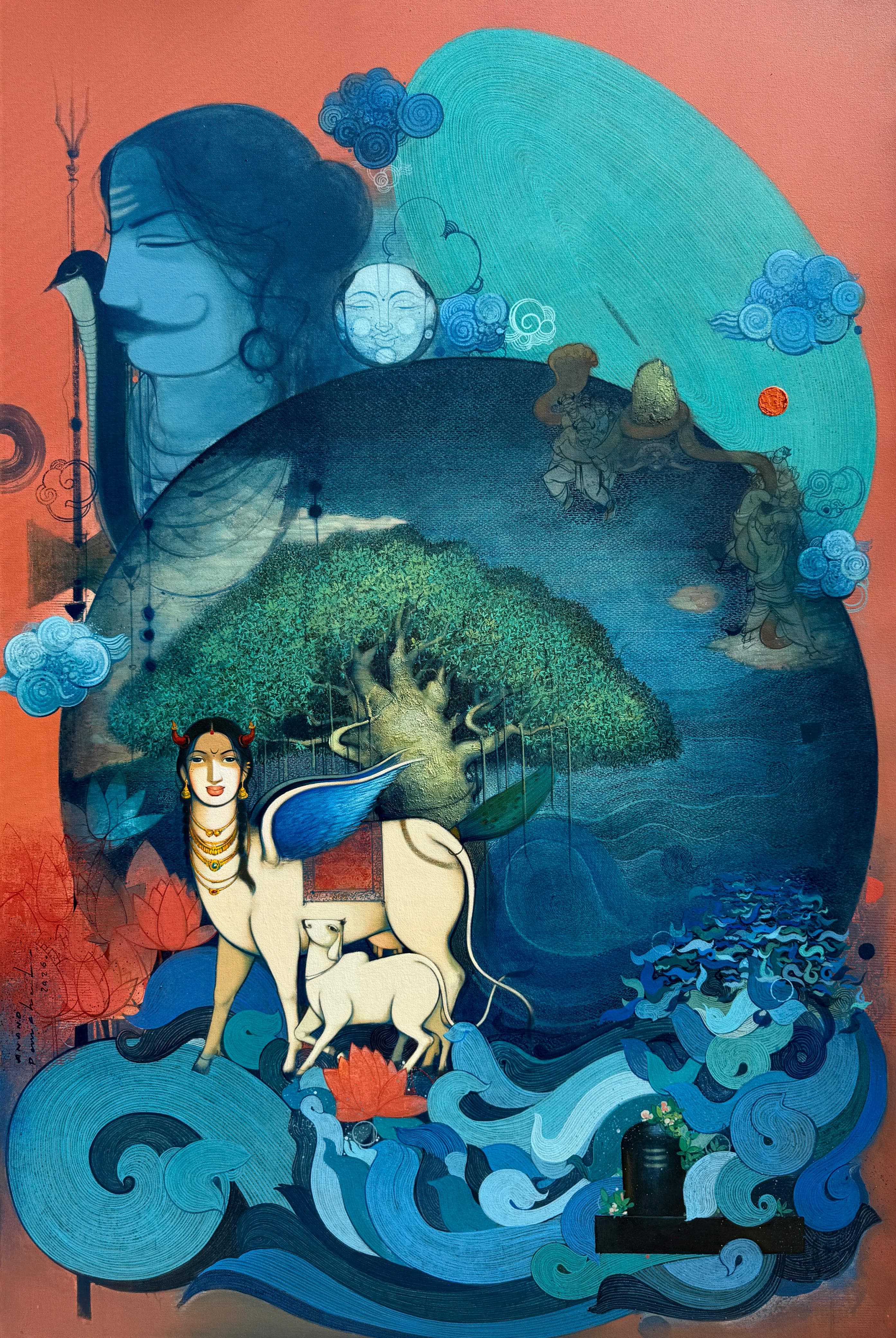 Samudra Manthan - Shiva and the Gift of Abundance by Anand Panchal