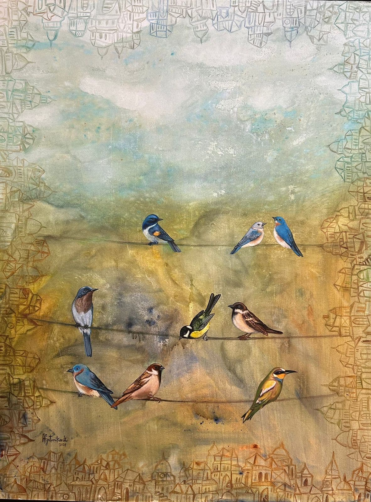 A Pause Across by Afza Tamkanat