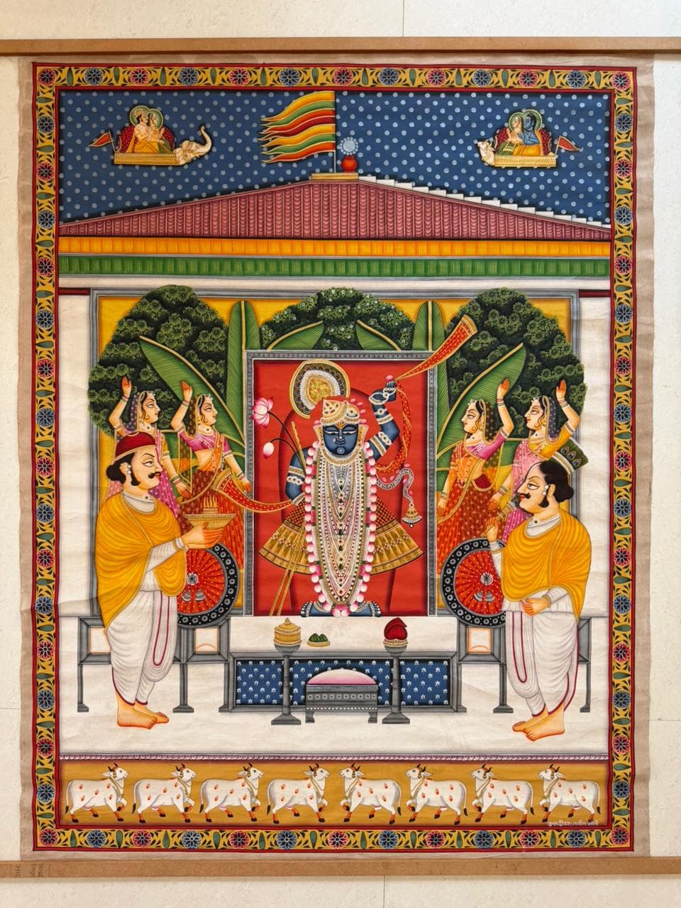 Shrinathji in Divine Splendour by Kuldeepak Soni