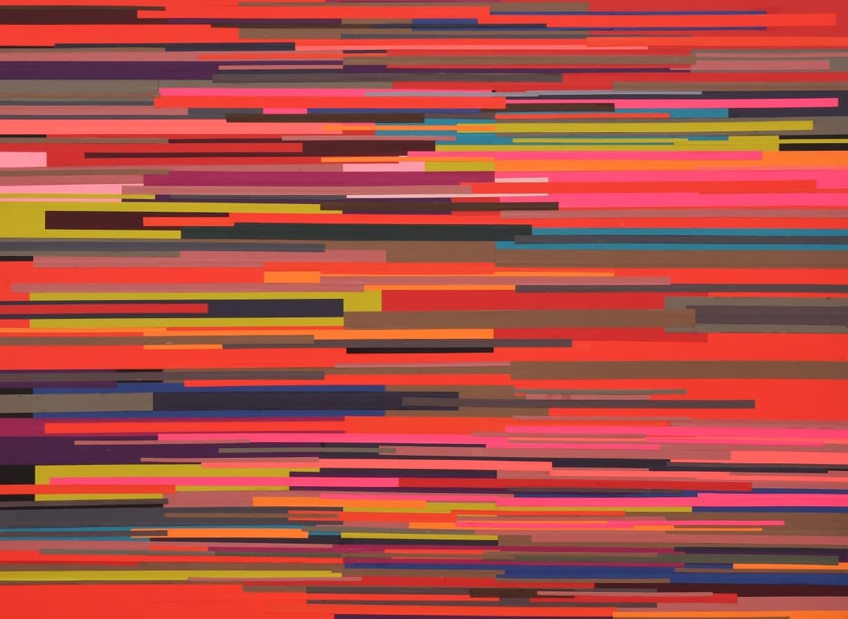 Layered Frequencies - III by Suresh Kumar