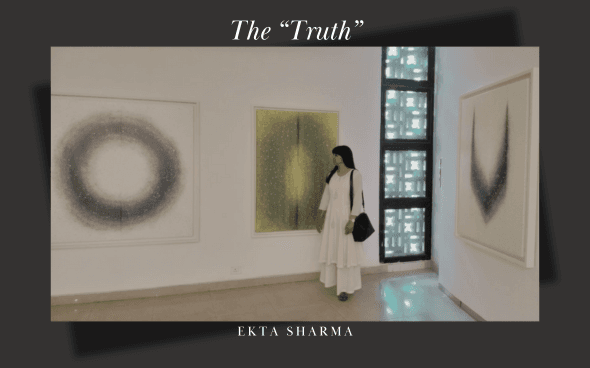 Photo essay titled "The Infinite Cycle of Life, Thought, and Truth"
