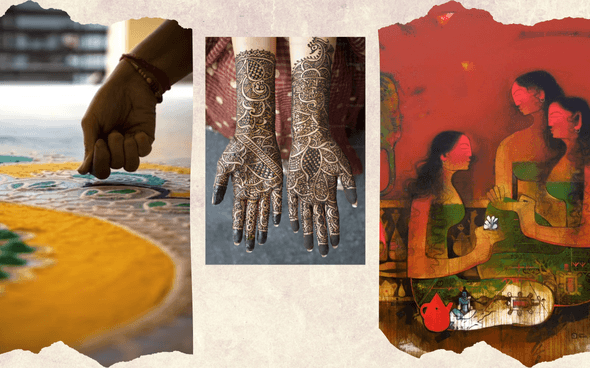 Photo essay titled "Roots of Creativity: Influences from Childhood"