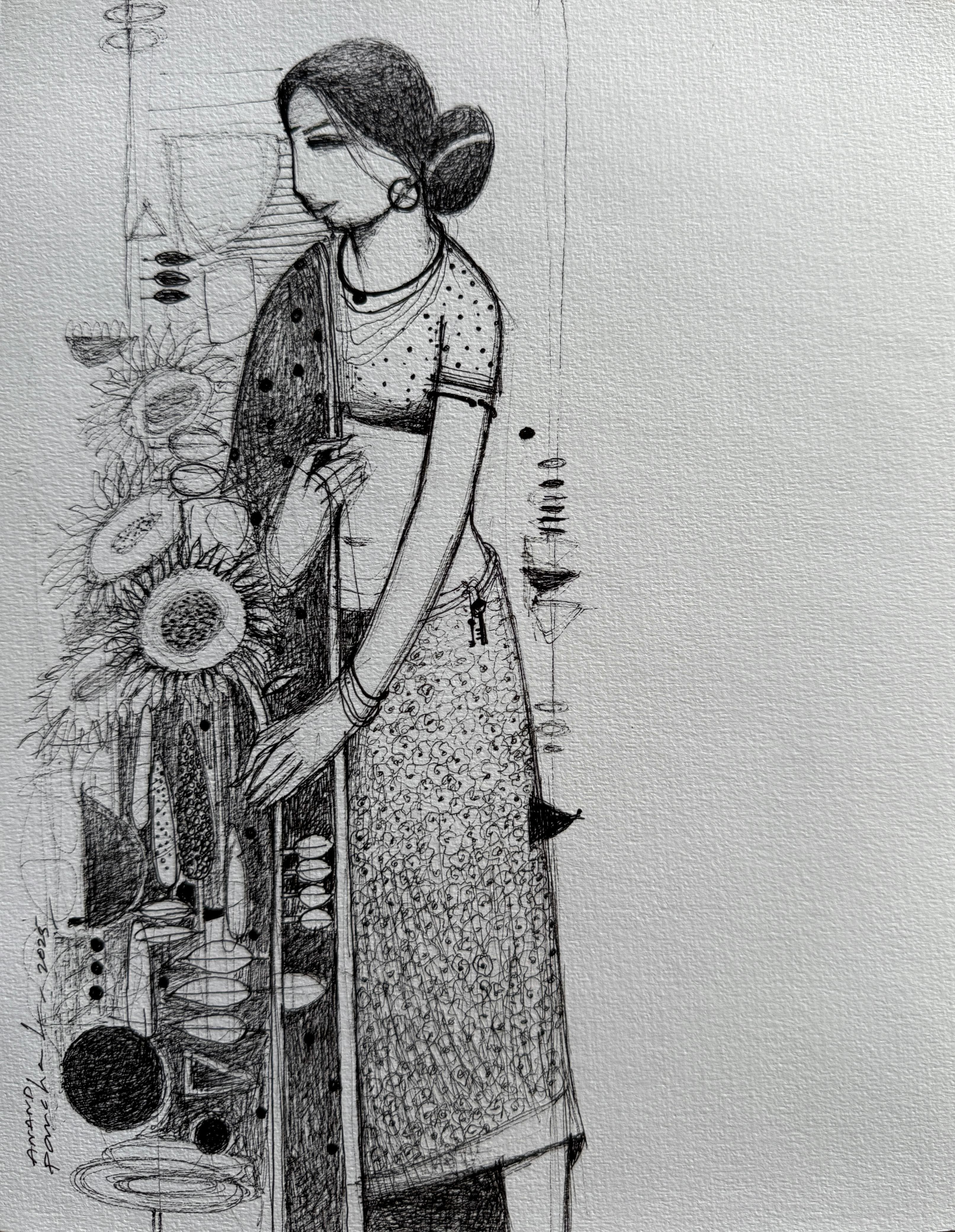 In the Fields of Her Silence - II by Anand Panchal