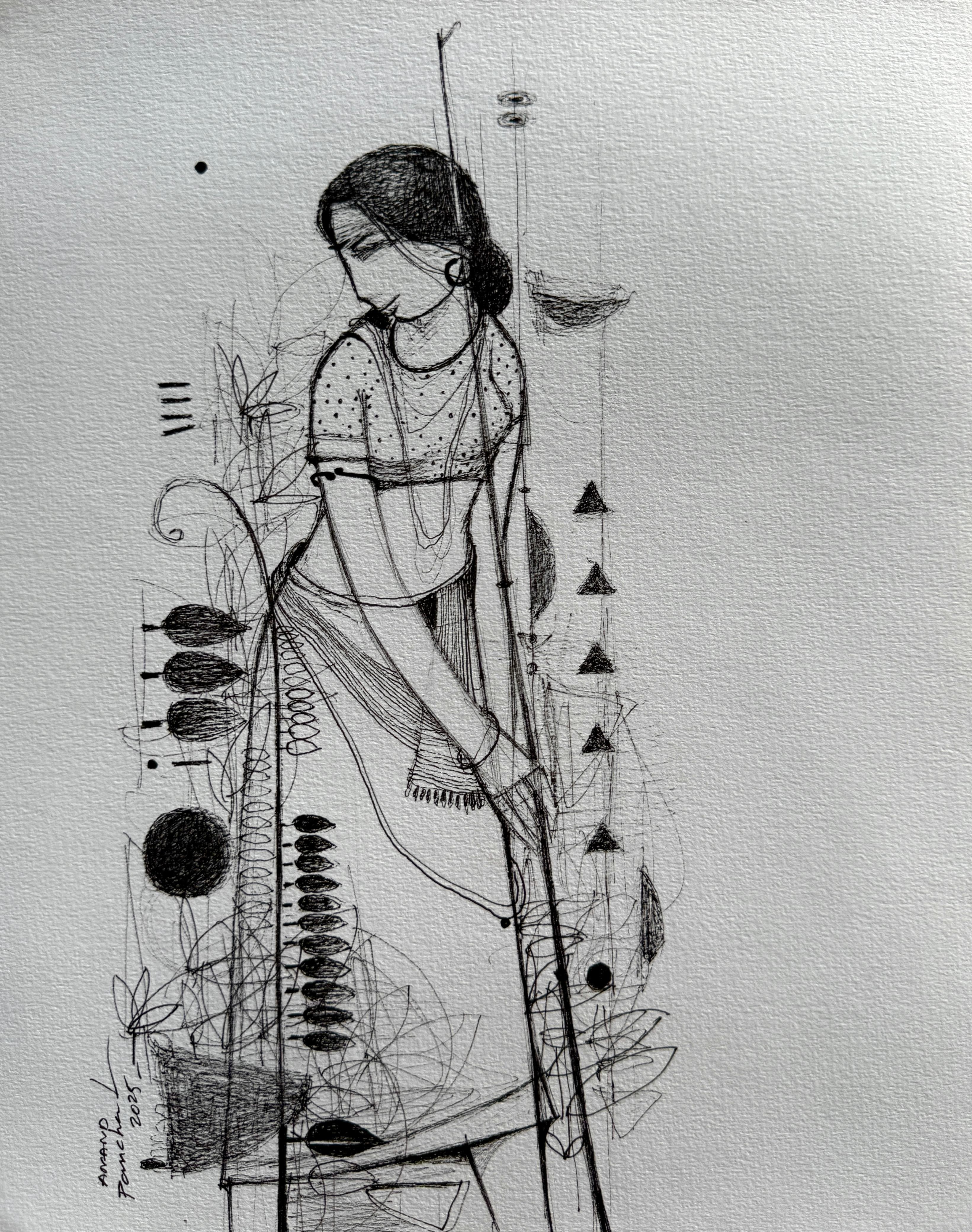 In the Fields of Her Silence - III by Anand Panchal