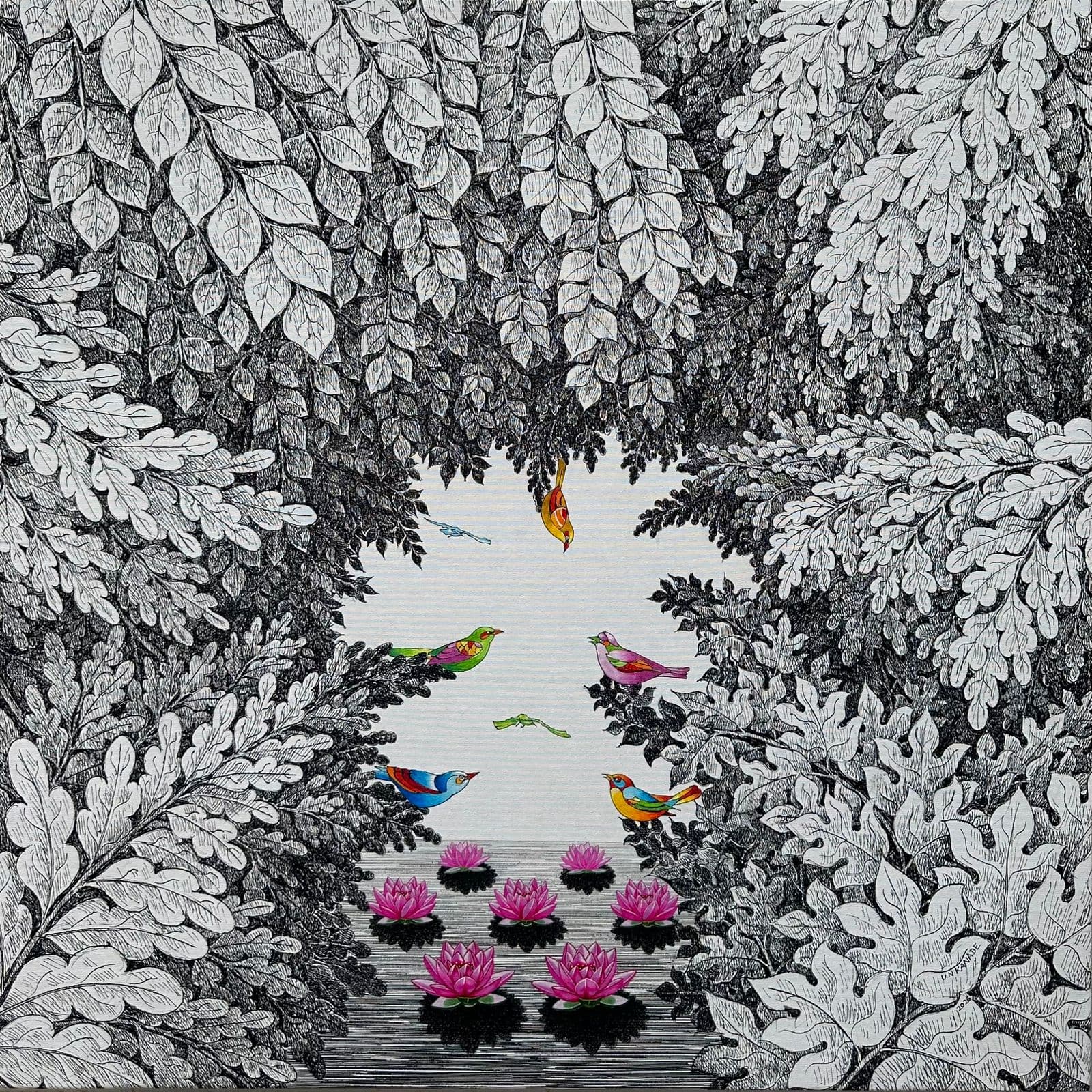 Where the Trees Lean Closer by Umakant Kanade